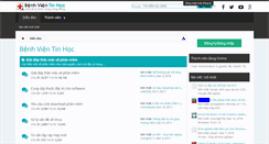 Desktop Screenshot of benhvientinhoc.com